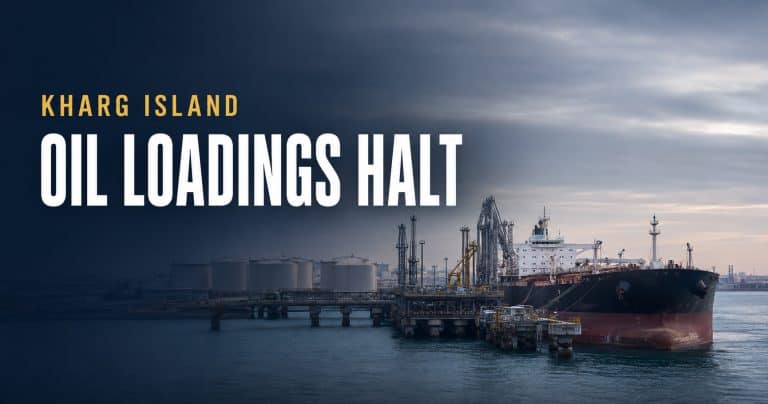 Kharg Island Oil Loadings Halt as Tanker Activity Declines
