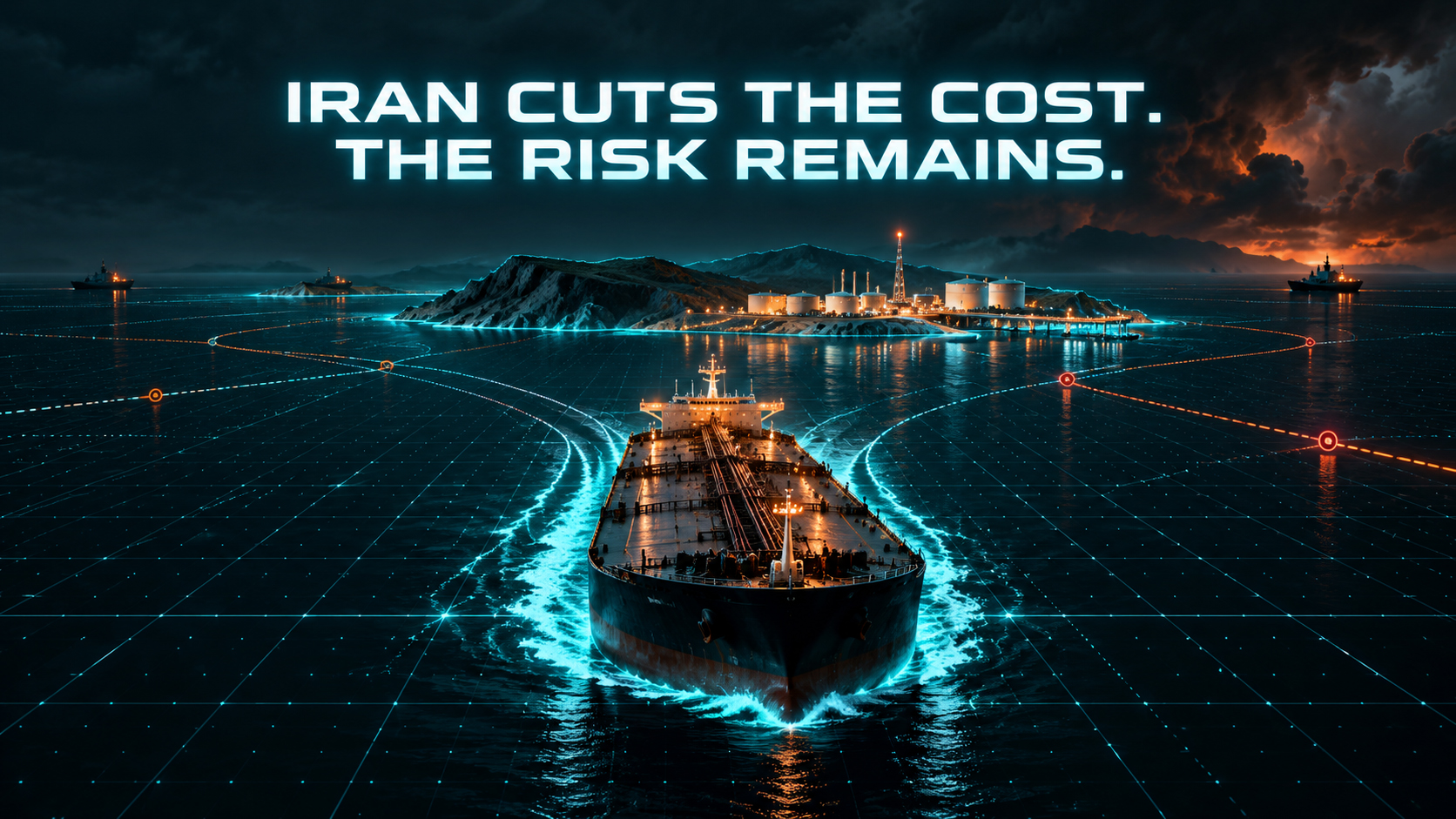 Oil tanker near Kharg Island as Iran suspends a 10 percent shipping charge